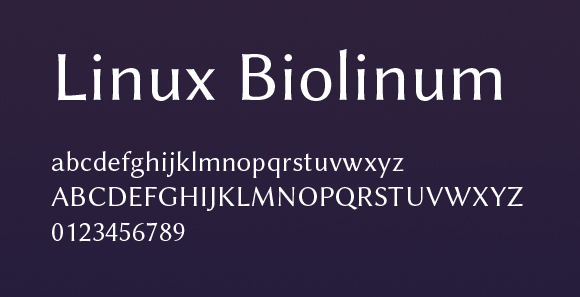 Linux-Biolinum