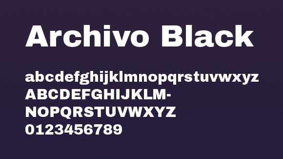 Archivo-Black