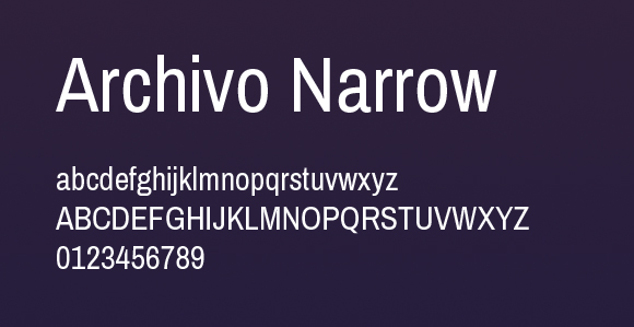 Archivo-Narrow